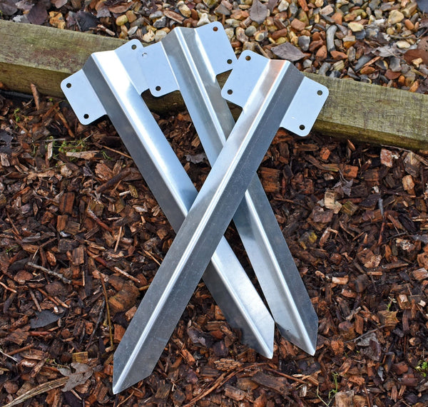 Railway Sleeper Brackets Steel for Edging Easy Fix Landscaping