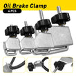 4x Fuel Line Water Hose Brake Pipe Plug Fluid Clamps Leak Stopper Tool