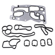 Oil Filter Housing Cooler Gasket Set For BMW N47 N57 F10 F01 F07