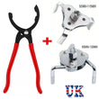 3x Oil Filter Wrench Set Adjustable Fuel Filter Removal Tool