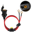 12V/24V Car Cigarette Lighter Socket – High Power Waterproof Fixed Outlet