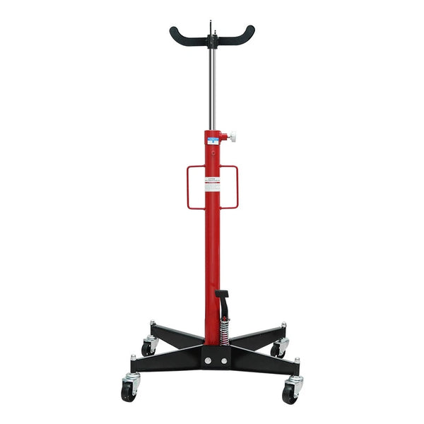 0.5 Ton Vertical Hydraulic Transmission Gearbox Jack 113-186cm Lift