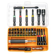 44PCS Impact Drill Screw Driver Nut Bit 1/4” Hex Shank
