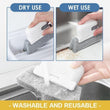 Groove Cleaning Tool Window Groove Cleaning Cloth with 2 Replace Brush Head