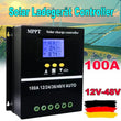 4000W 100A MPPT Solar PV Regler 12-48V Solar Laderegler Controller LCD