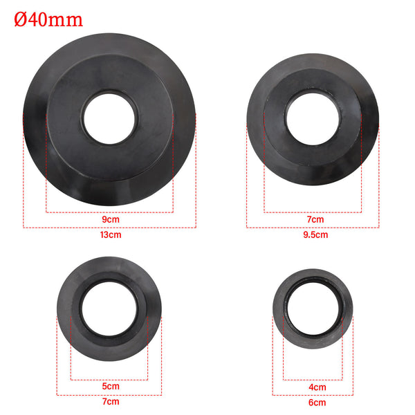 4X 40mm Wheel Balancer Adapter Standard Taper Cone Kit Shaft Fits Car Truck SUV