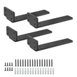 6x Floating Shelf Brackets 35CM Heavy Duty Metal for Support Wall Hanging