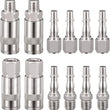 12PCS Euro Air Line Hose Fitting Connector Quick Release