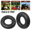 2x Inner Tube 15x6.00-6 TR87 Valve For Lawn Mower Tractor Cart Golf ATV Tire