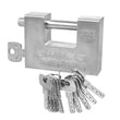 94mm Armoured Shutter Padlock Steel Container Warehouse Lock +10 Keys