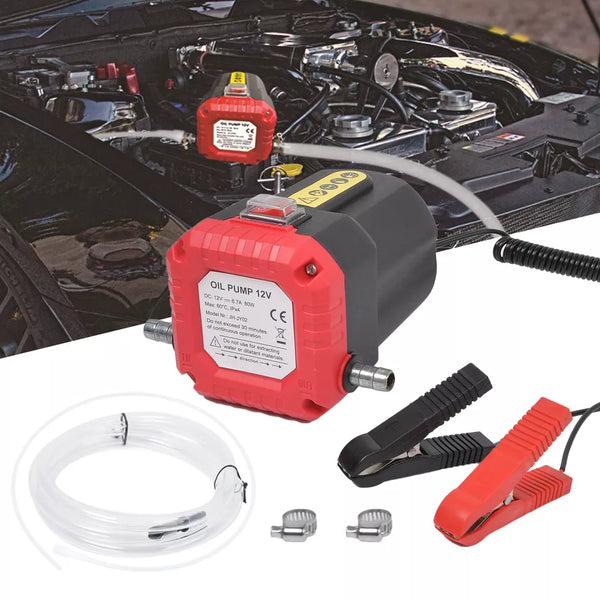 Transfer Pump 12V 80W Portable Engine Motor Oil & Diesel Extractor Pump
