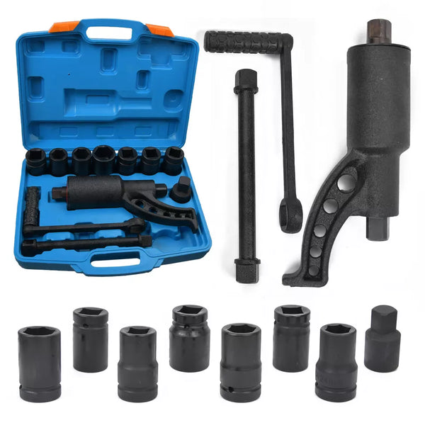 Torque Multiplier Truck Wheel Nut Wrench Set 1"Lugnut Remover Sockets