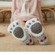 Women Print Fleece Thick Warm Anti-slip Floor Socks