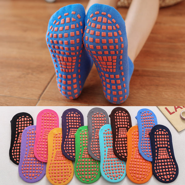 5 Pairs Kid/Adult Anti Slip Yoga Socks Sport Socks