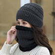 Women Fleece  Beanie Hat Scarf Set