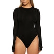 Women's Slim Fit Long Sleeve Bodysuits