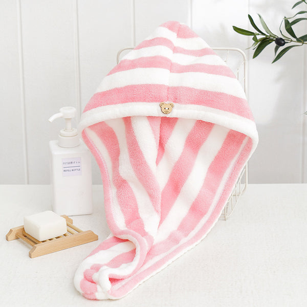 2 pcs Women Microfiber Hair Towel Wrap Dry Hair Towels