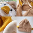2in1 Cute Penguin Deer Design Fleece Scarf Hat