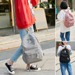 Girls Solid Color  Corduroy Backpack