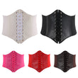 Women Solid Color Corset Lace-up Belt