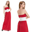 Women Solid Color Corset Lace-up Belt