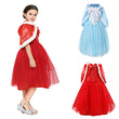Girls Dresses Princess Dress + Cape