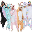 Women Fleece Warm Cute Jumpsuit Sleepwear