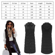 Womens Long Line Hooded Puffer Gilet Vest