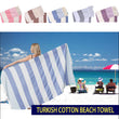100*180cm Stripes Turkish Beach Towel with Tassel
