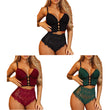 Women's Fashion Lace Lingerie Set Bralette Top and Shorts