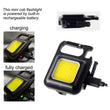 Mini Multifunctional Keychain COB  Emergency Light Camping Light