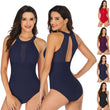 Women's Tummy Control Halter Swimsuit