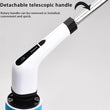 Electric Wireless Long Handle Spin Scrubber with Replaceable Brush Heads