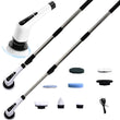 Electric Wireless Long Handle Spin Scrubber with Replaceable Brush Heads