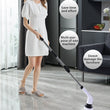 Electric Wireless Long Handle Spin Scrubber with Replaceable Brush Heads