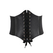 Women Solid Color Corset Lace-up Belt