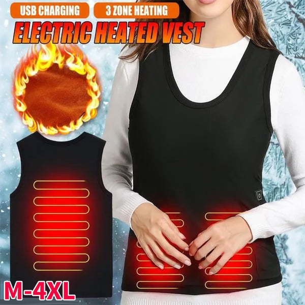 3Heating Areas USB Heating Electric Vest