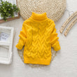Kids Knitted High Neck Sweater