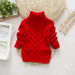 Kids Knitted High Neck Sweater