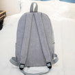 Girls Solid Color  Corduroy Backpack