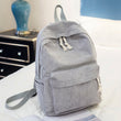Girls Solid Color  Corduroy Backpack
