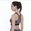 Women Fashion Fitness Sports Yoga Tank Top Bra Front Zipper Vest