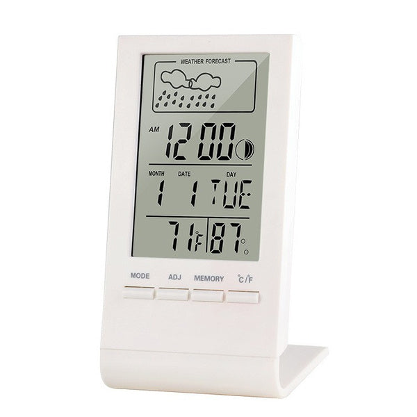 LED Digital Clock Thermometer Hygrometer Gauge Indicator Alarm Clock