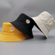 Trendy Lady Bucket Fishing Hat Double-sided Wearing Fisherman Hat