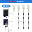 Solar Waterproof Garden Fireworks lamp Decorative String Lights with Remote