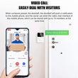 Wireless Video Doorbell  Smart Video Doorbell Camera Rechargeable