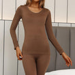 2pcs Women Fashion Seamless  Underwear  Long Johns Set