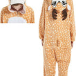 Women Fleece Warm Cute Jumpsuit Sleepwear