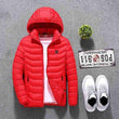 Men Heated Jackets Outdoor Coat USB Electric Battery Long Sleeves Heating Hooded Jackets