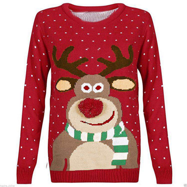 Women Knitted Christmas Sweater